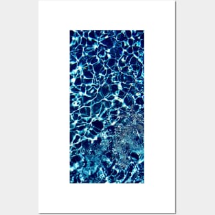 Blue Water Pool Daze Posters and Art